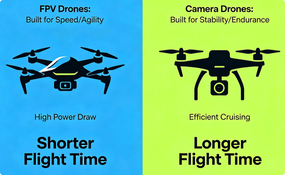 Why Is FPV Flight Time Shorter Than Camera Drones.png