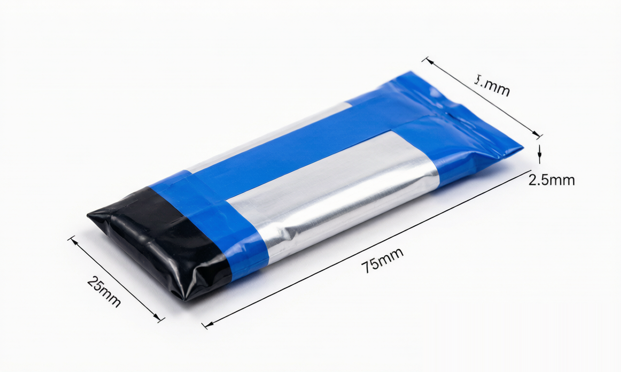 custom RC LiPo battery dimensions and structure