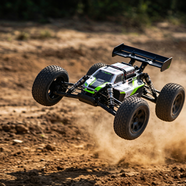 RC buggy mid-air bashing jump with NewYENK LiPo battery